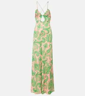 Etro Halterneck maxi dress