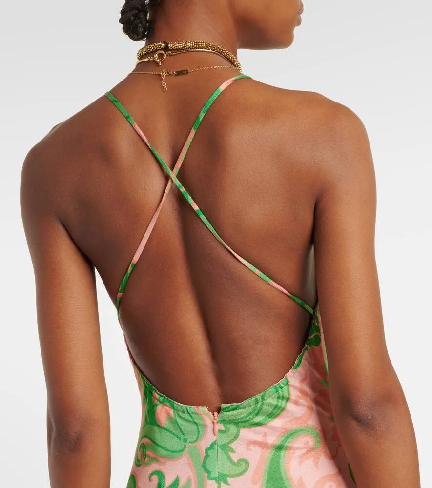 Etro Halterneck maxi dress