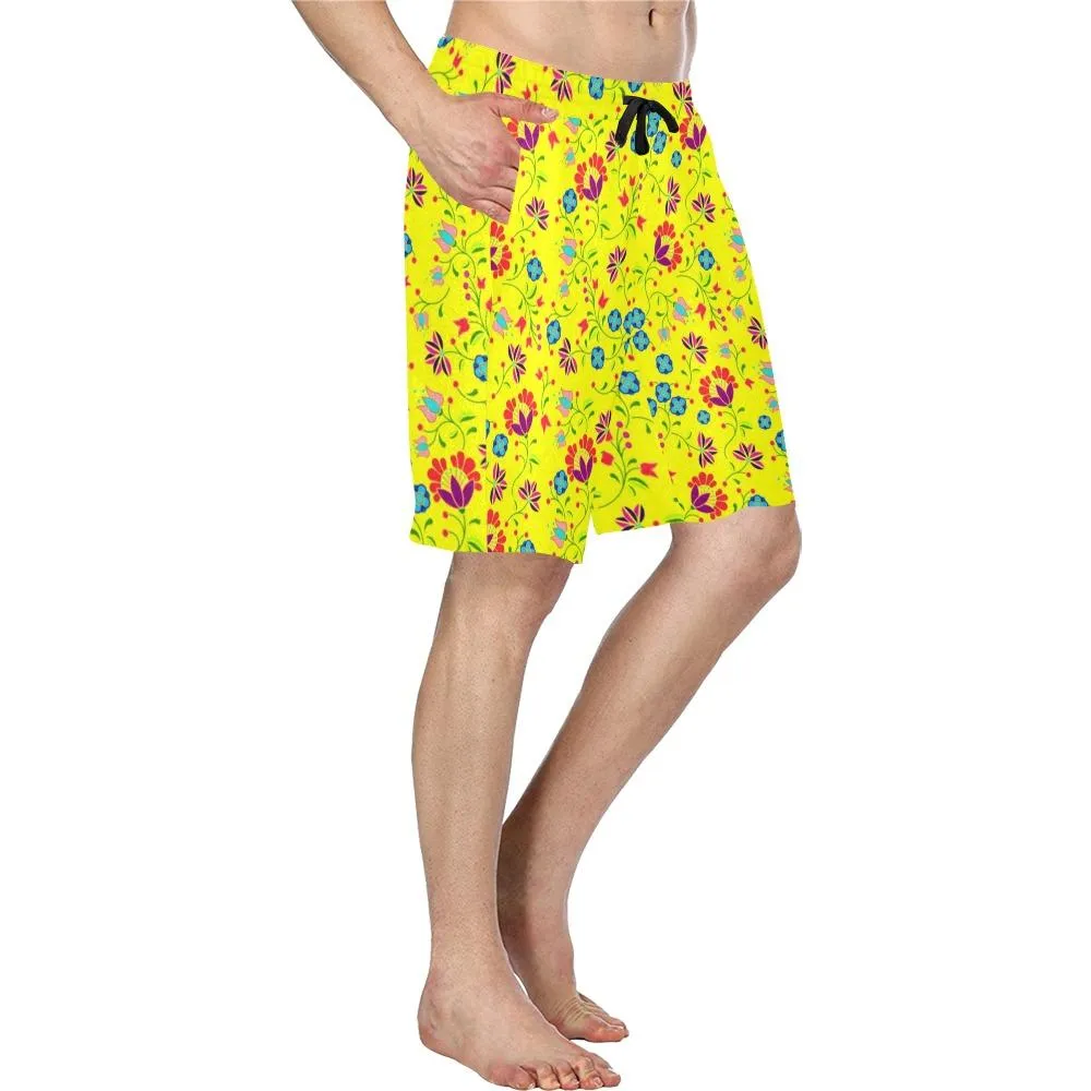 Fleur Indigine Mais Men's Casual Shorts