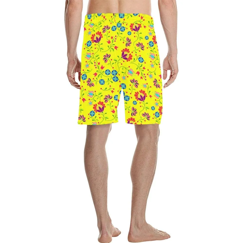 Fleur Indigine Mais Men's Casual Shorts