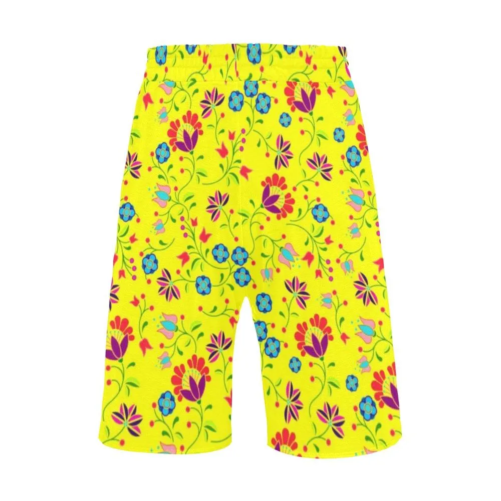 Fleur Indigine Mais Men's Casual Shorts