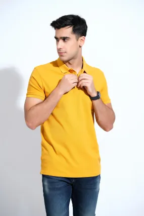 Fresh Lemon Half Sleeve Polos