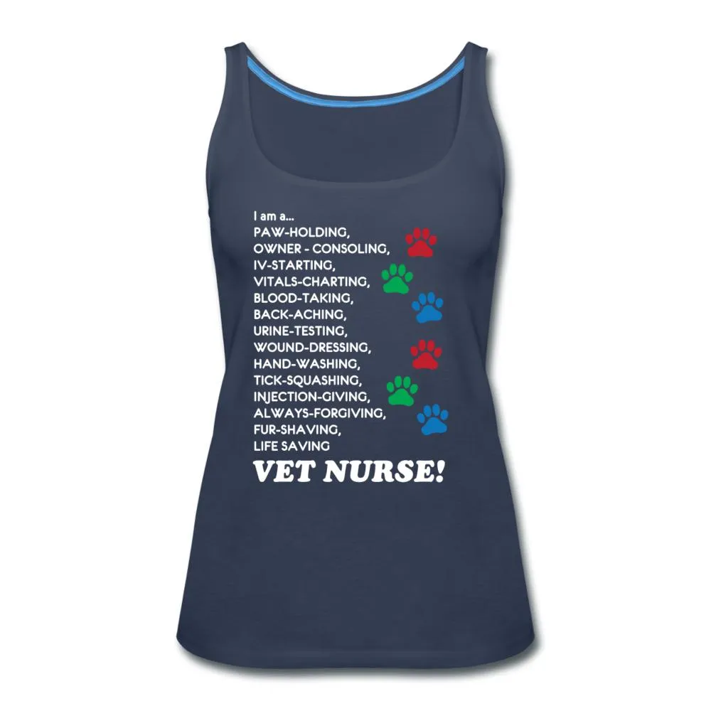I am a... Vet nurse Women's Tank Top