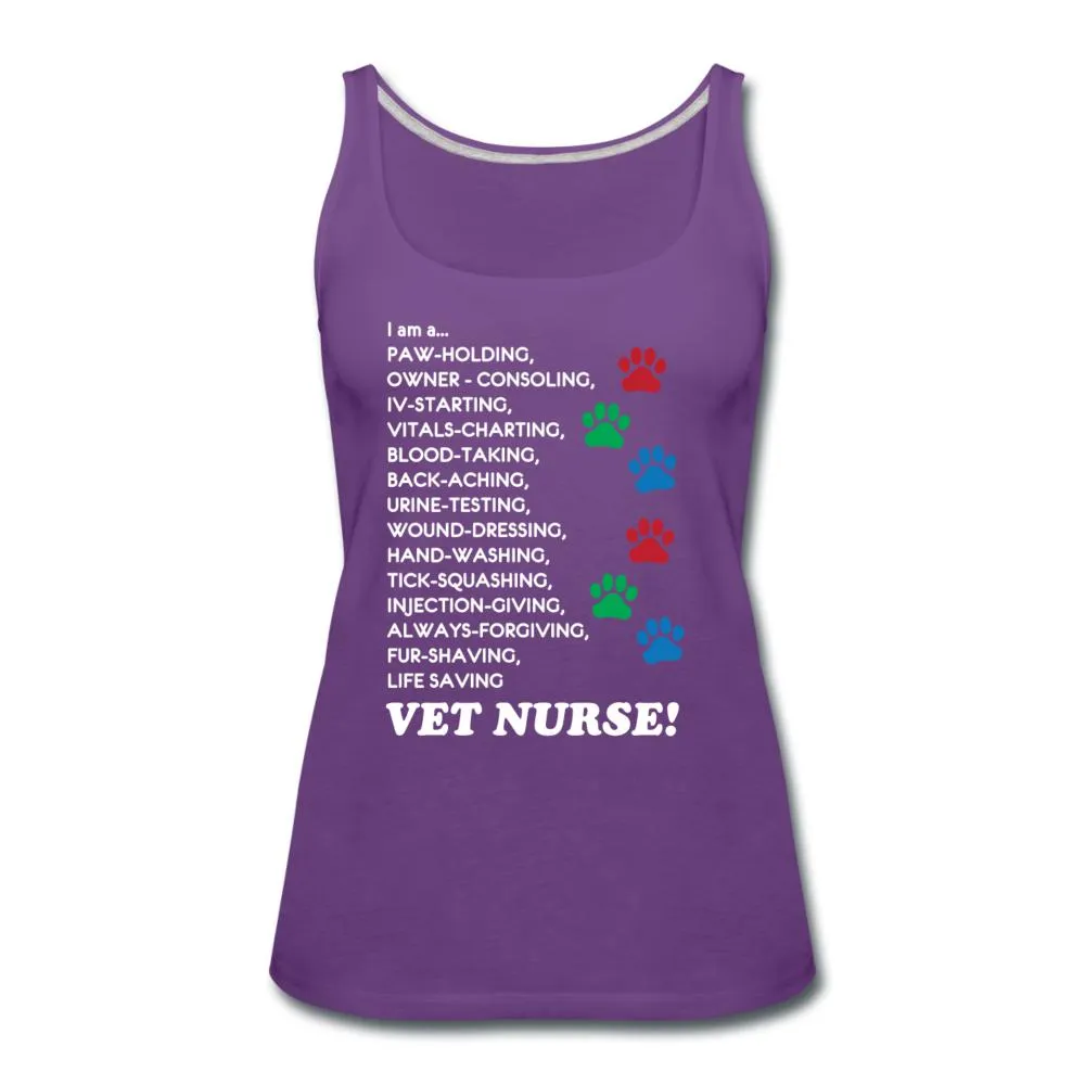 I am a... Vet nurse Women's Tank Top