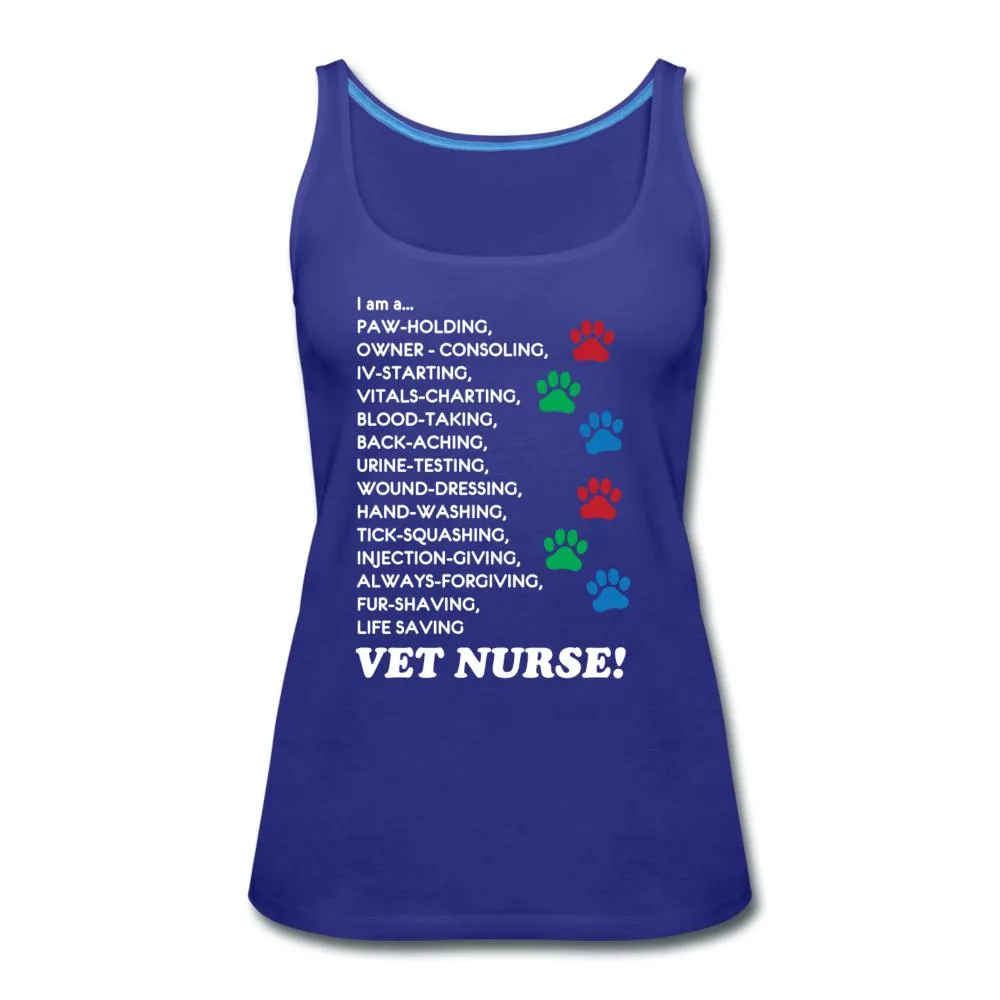 I am a... Vet nurse Women's Tank Top