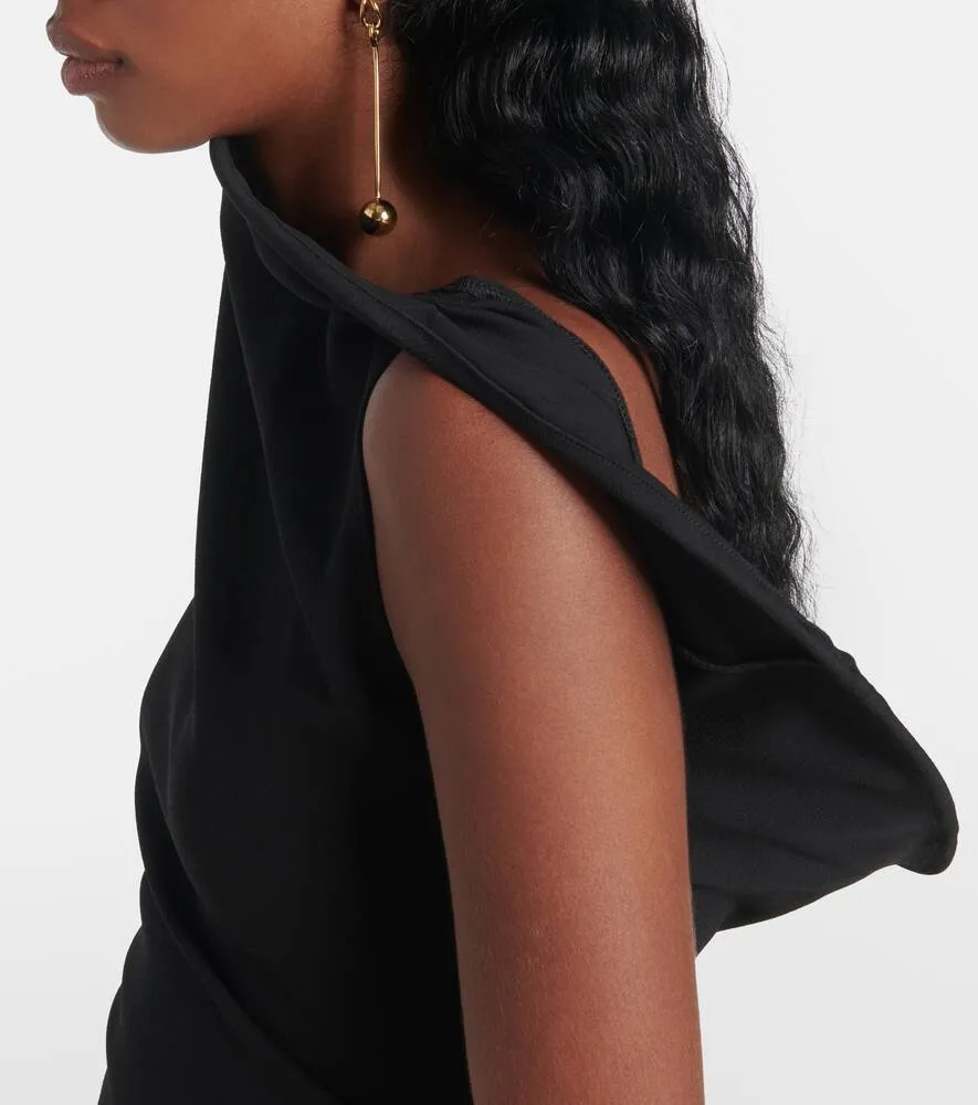 Jacquemus La Mini Robe Bordo minidress