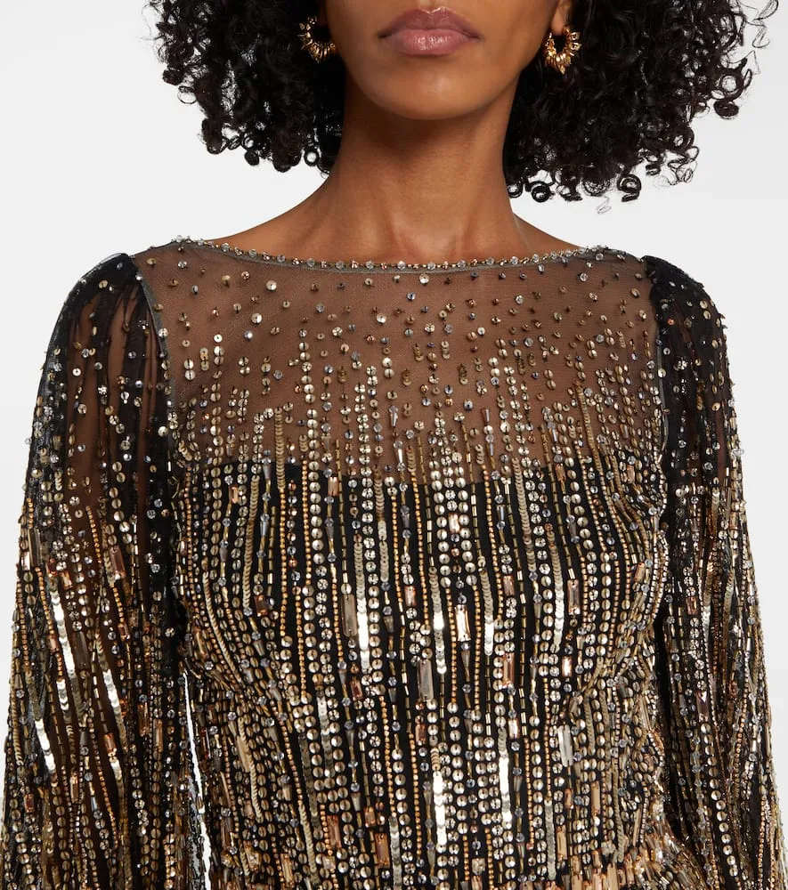 Jenny Packham Rhapsody sequined gown