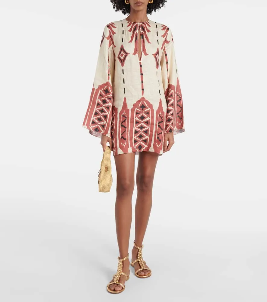 Johanna Ortiz Linen minidress