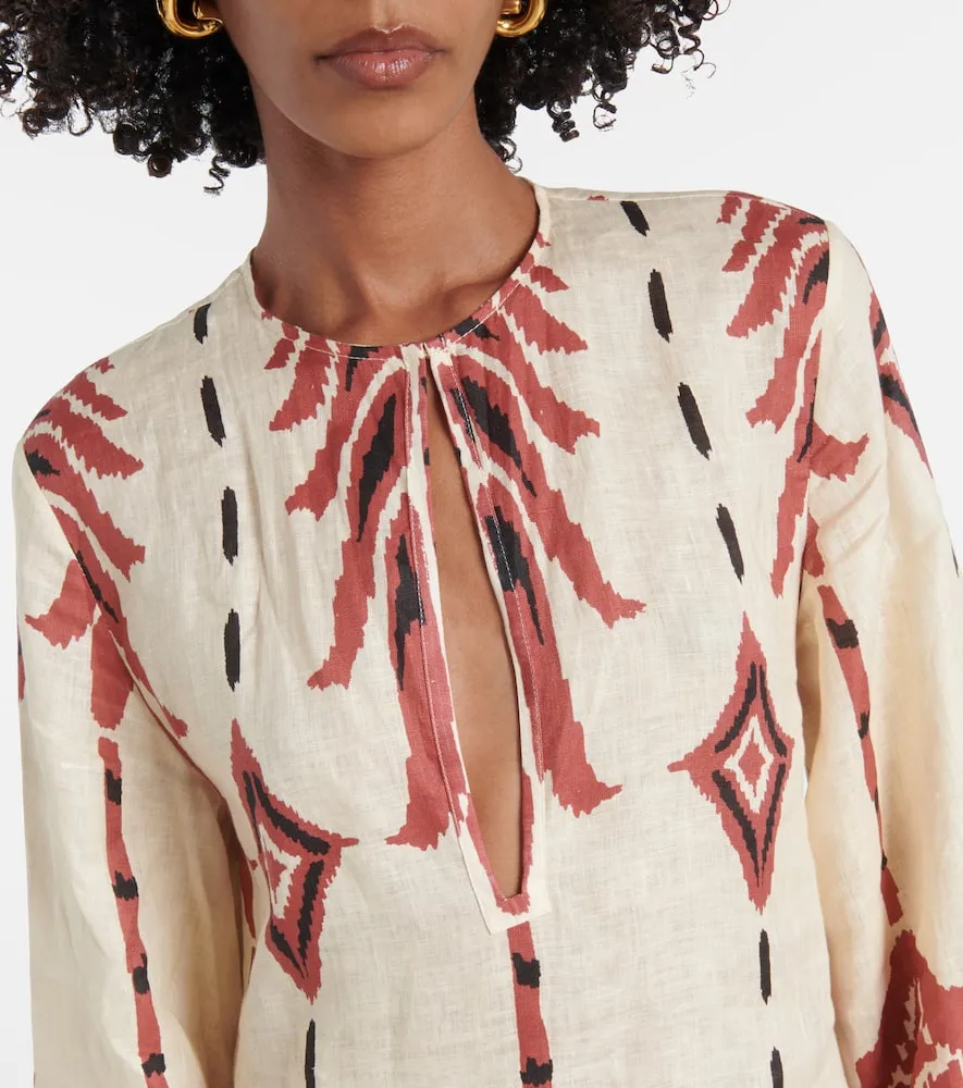 Johanna Ortiz Linen minidress
