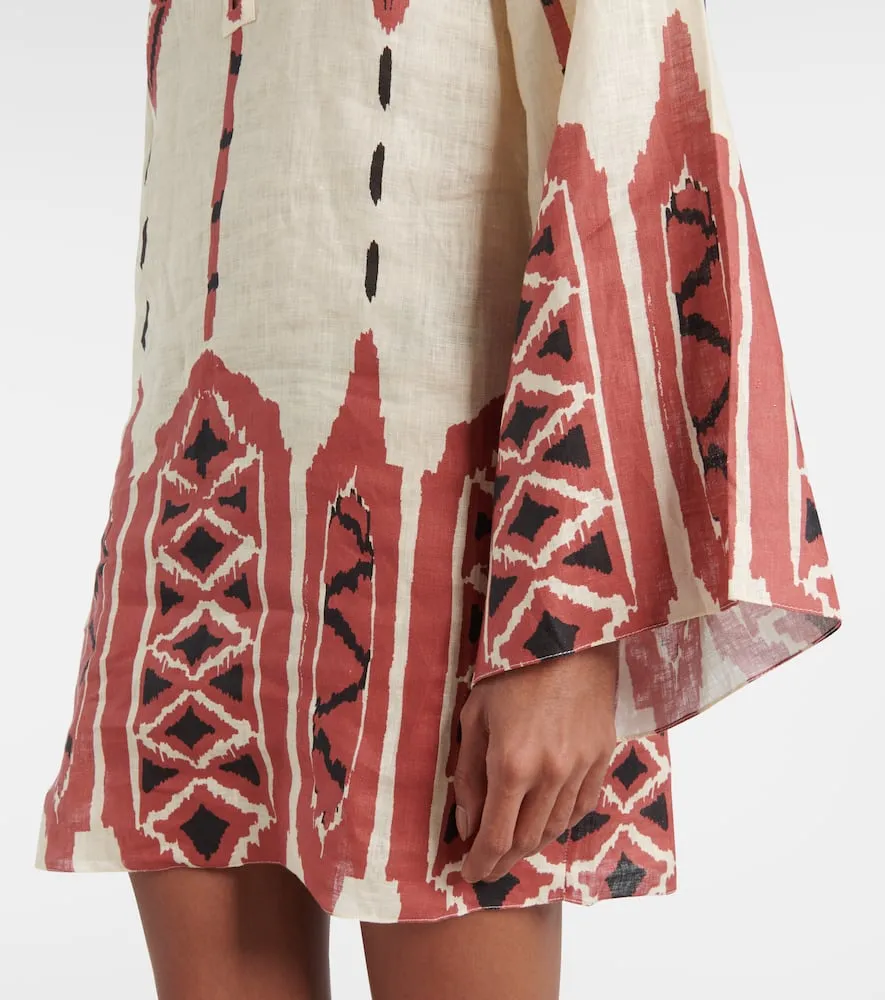 Johanna Ortiz Linen minidress