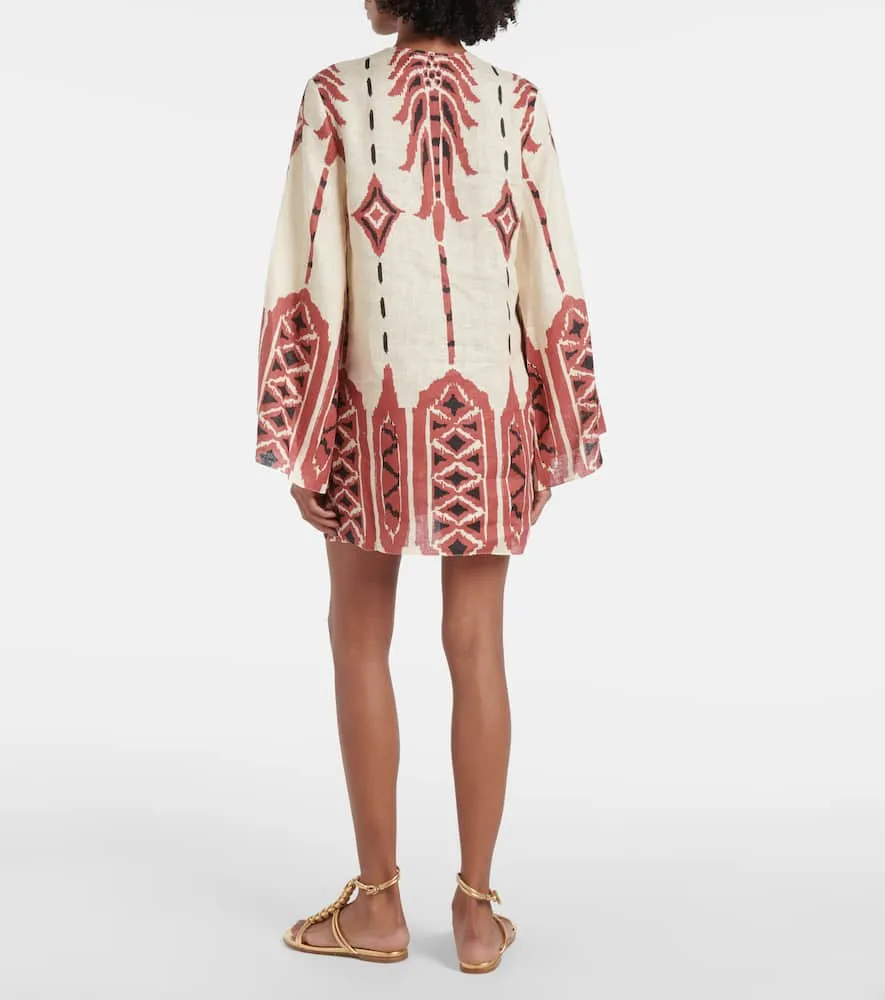 Johanna Ortiz Linen minidress