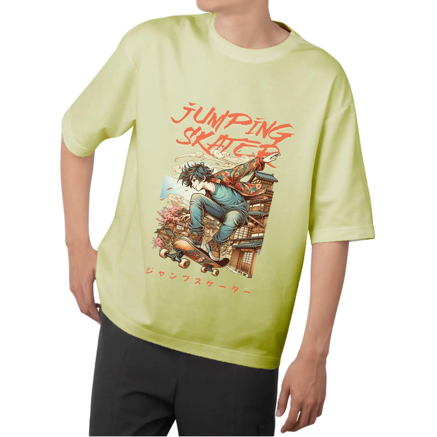 Jumping skater Oversized T-shirt