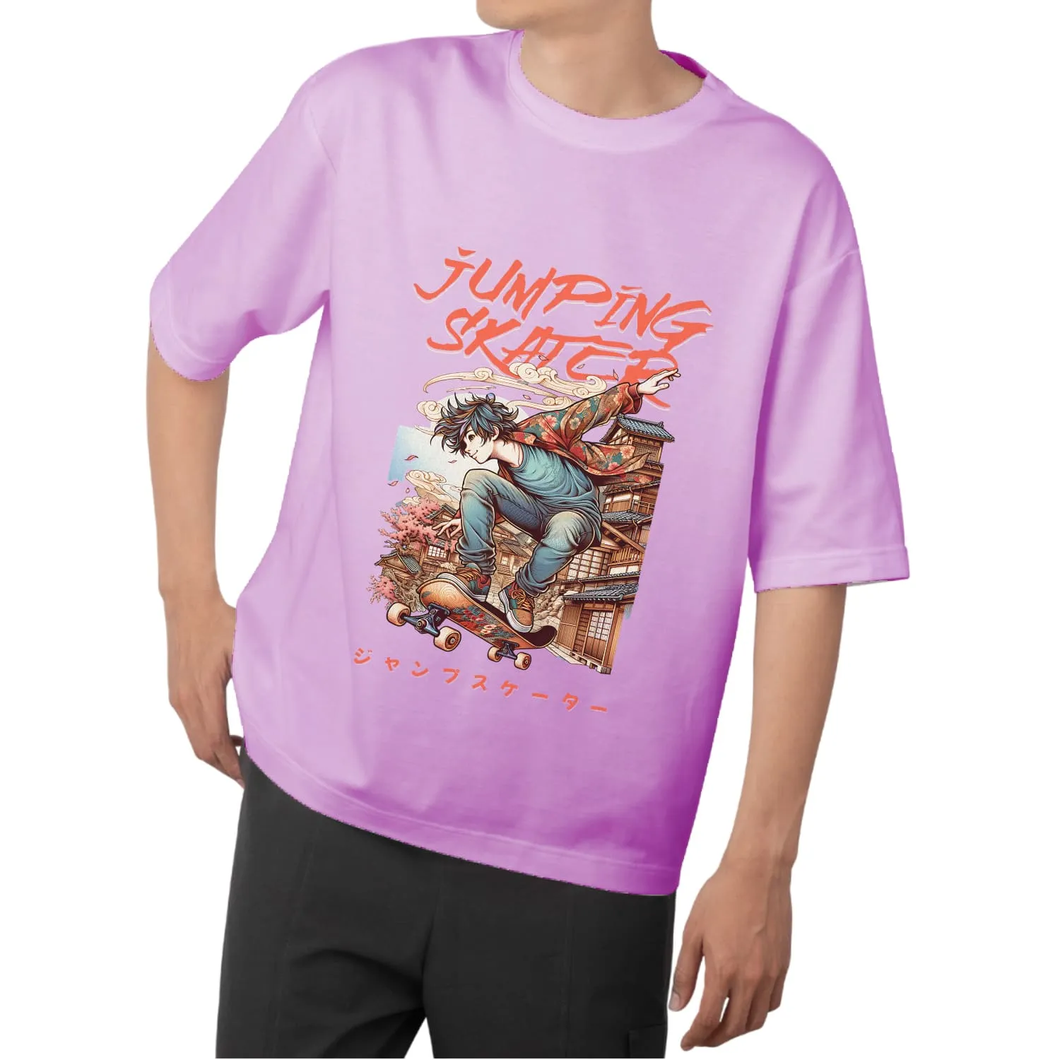 Jumping skater Oversized T-shirt