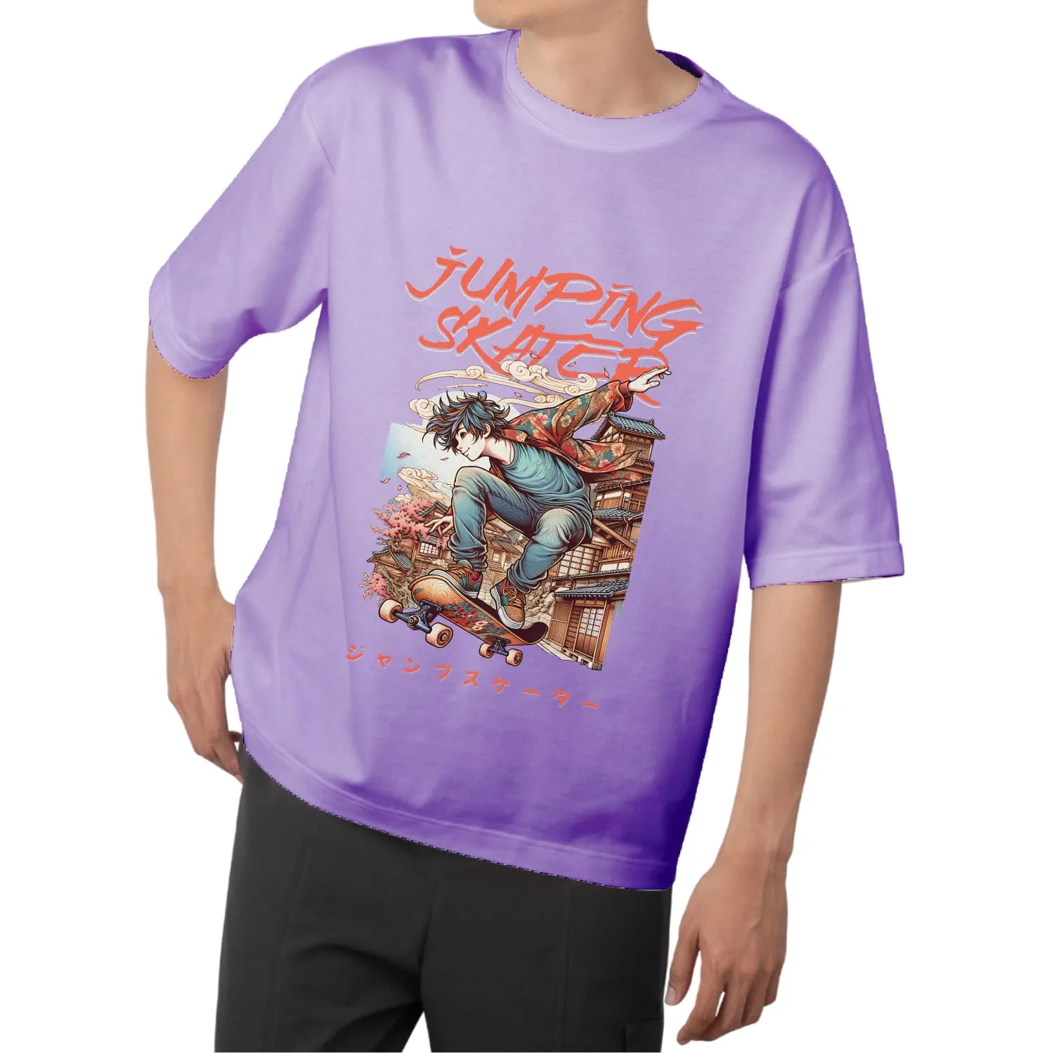 Jumping skater Oversized T-shirt