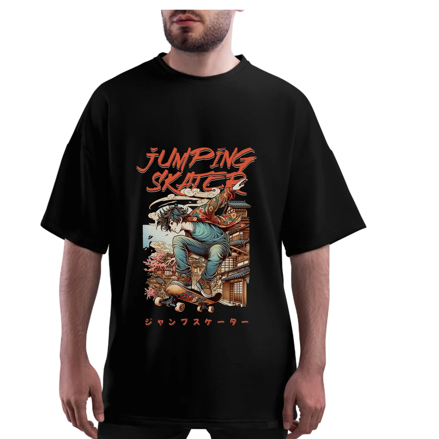 Jumping skater Oversized T-shirt