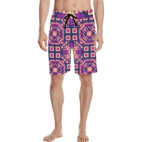 Kaleidoscope Bleu Men's Casual Shorts