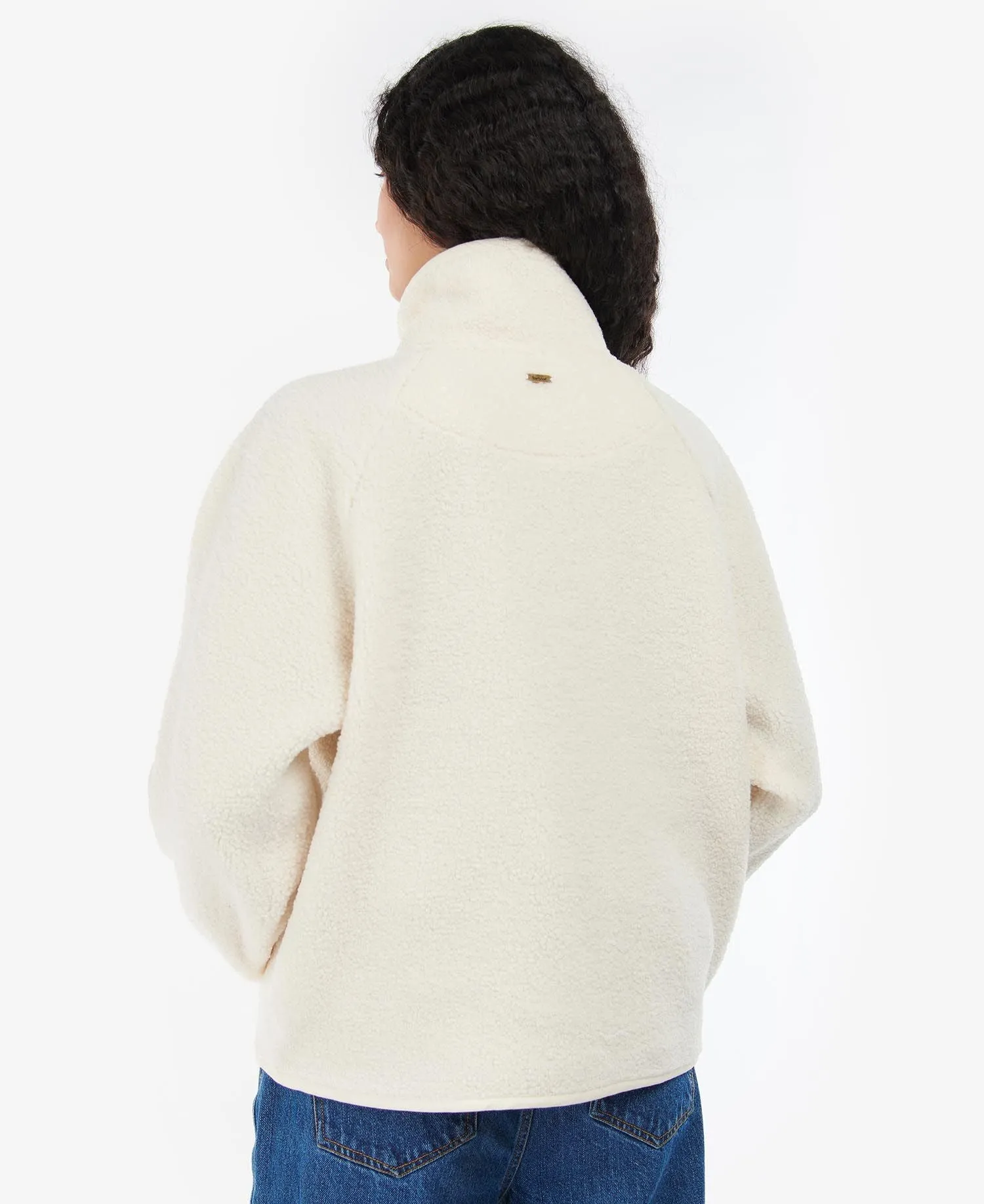 LADIES BARBOUR CALLALY FLEECE SWEATSHIRT - ARAN