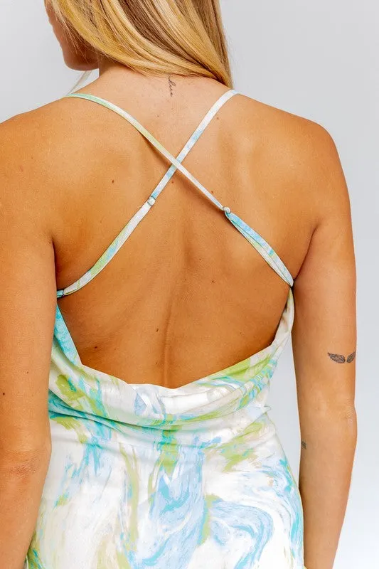 Le Lis Cowl Neck Cami Mini Dress