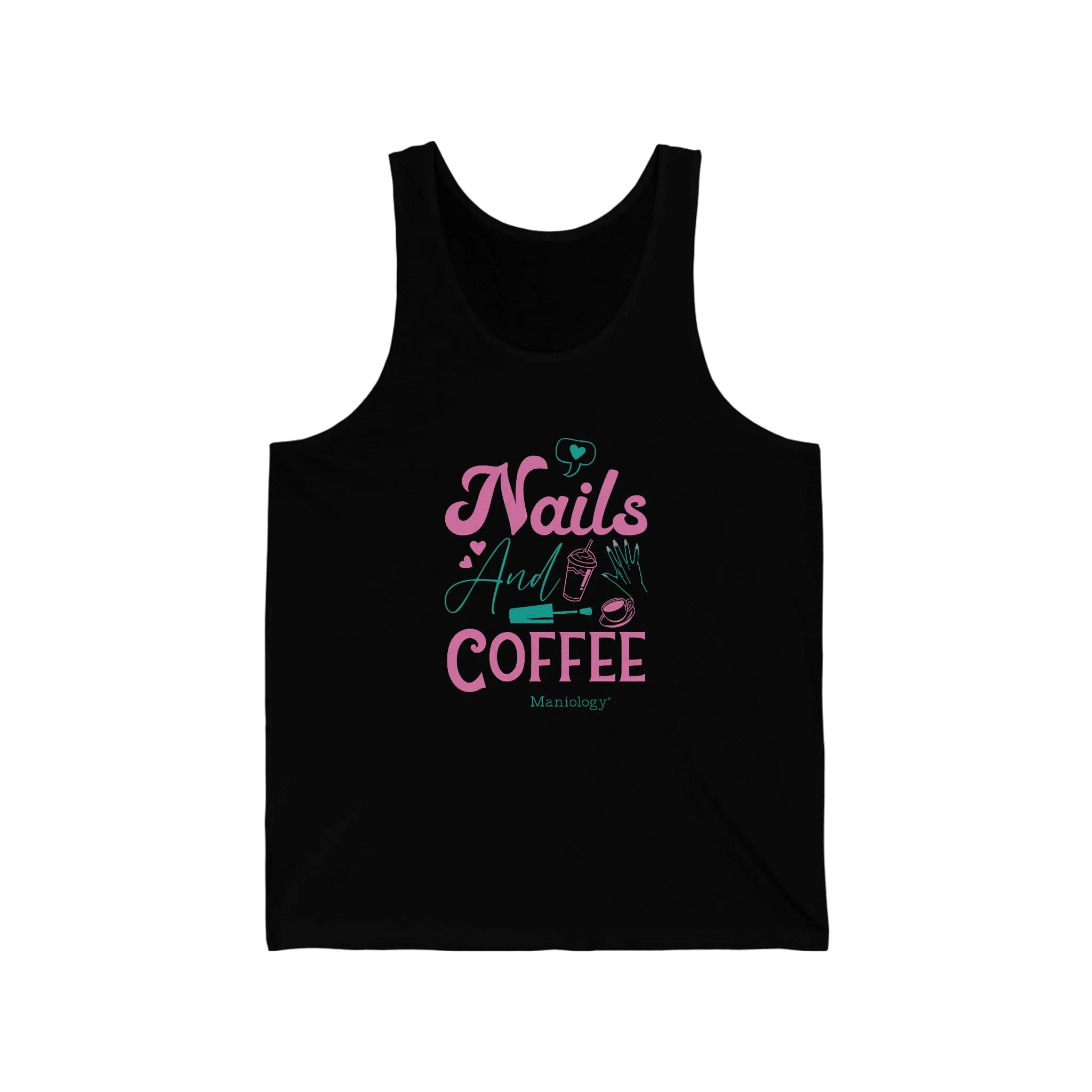 Love for Nails & Coffee - Jersey Tank Top