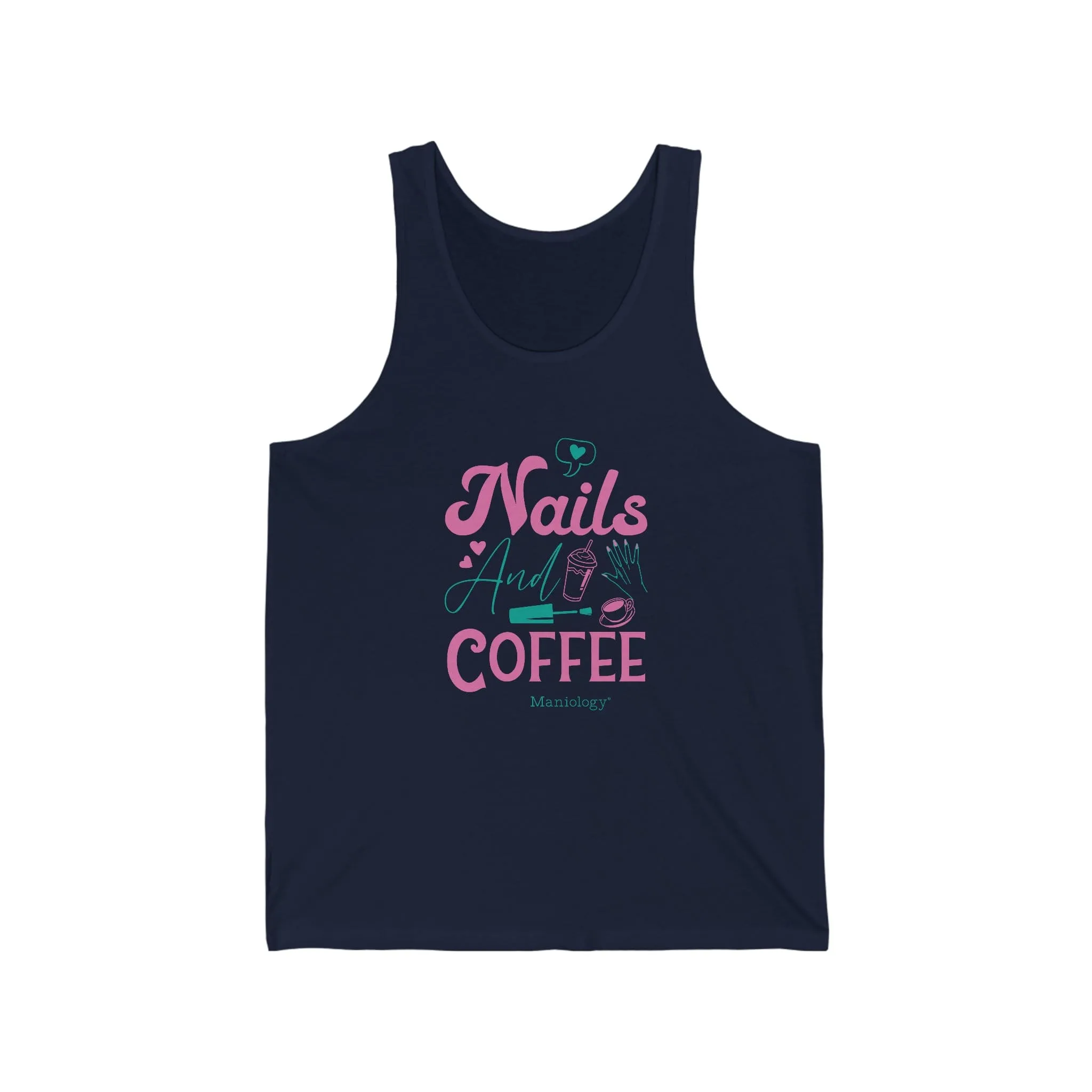 Love for Nails & Coffee - Jersey Tank Top