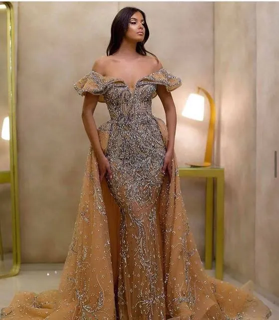 Luxury Crystal Evening Dress