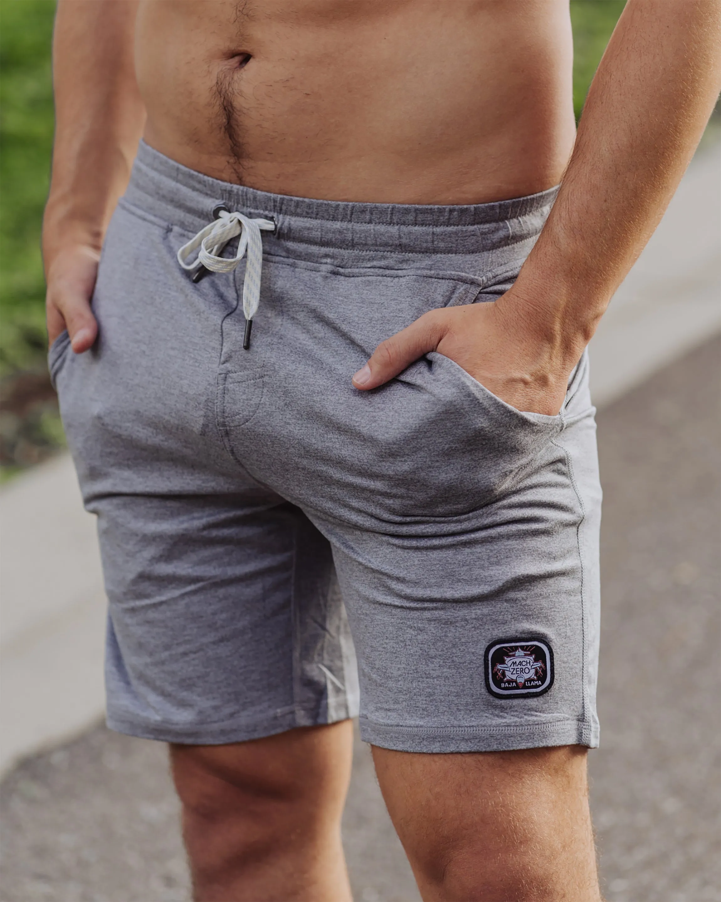 Mach Zero Lounge Shorts - Grey