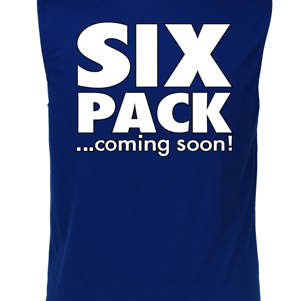 Men's Dri Fit Hilarious Six Pack...Coming Soon! Short Sleeve SLEEVELES SHIRT