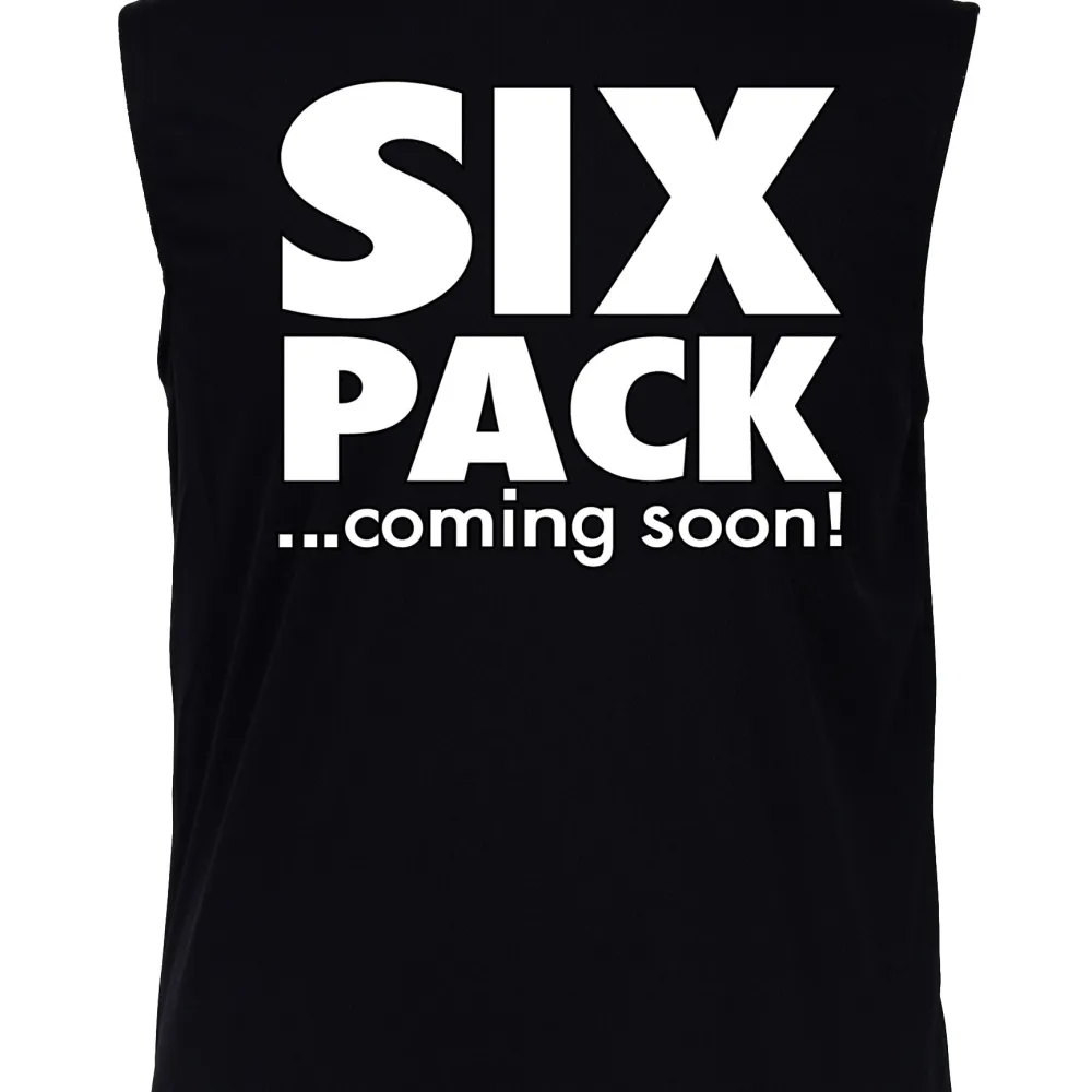Men's Dri Fit Hilarious Six Pack...Coming Soon! Short Sleeve SLEEVELES SHIRT