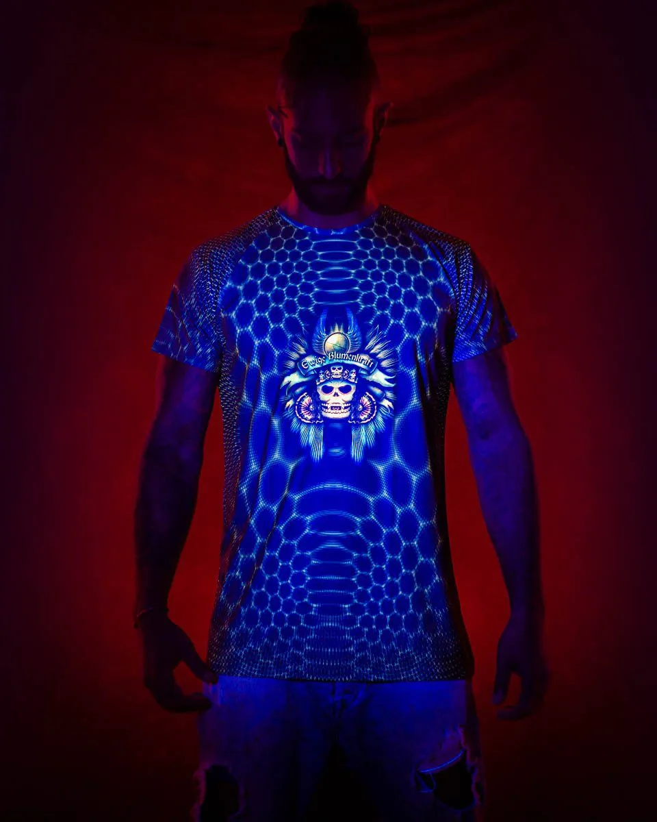 Mens Rave Shirt | Psy Clothing | Sacred Geomery Shirt | Fractal Shirt | Ewige (TS)