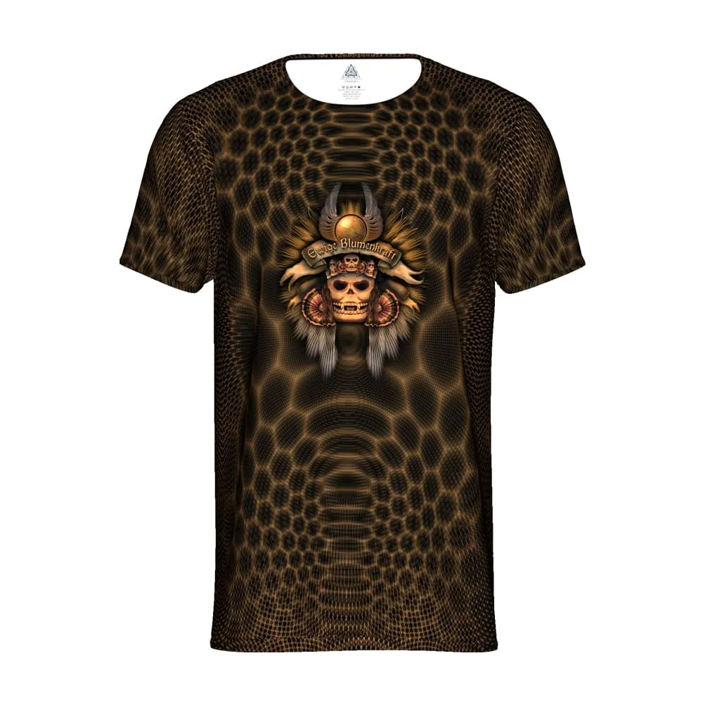 Mens Rave Shirt | Psy Clothing | Sacred Geomery Shirt | Fractal Shirt | Ewige (TS)