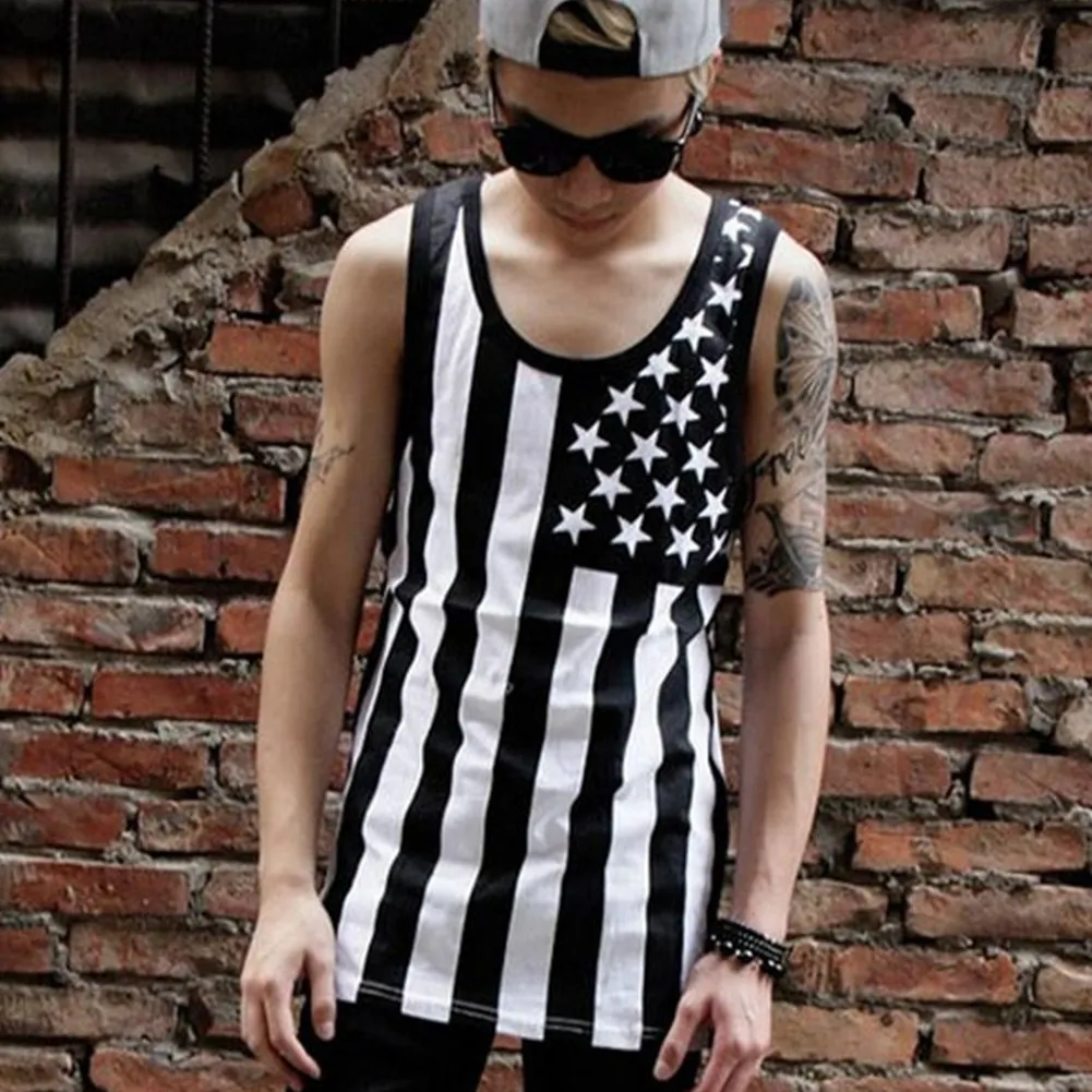 Men's Summer Cotton Slim Fit Tank Top For Bodybuilding