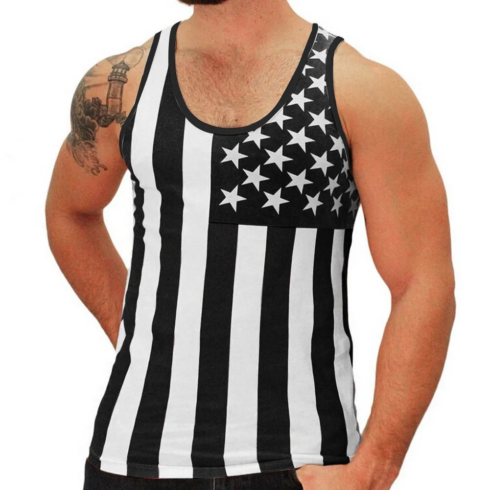 Men's Summer Cotton Slim Fit Tank Top For Bodybuilding