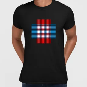 Modern Geometric Elements - Line Dots & Shapes Printed t-shirts Unisex Sample 16