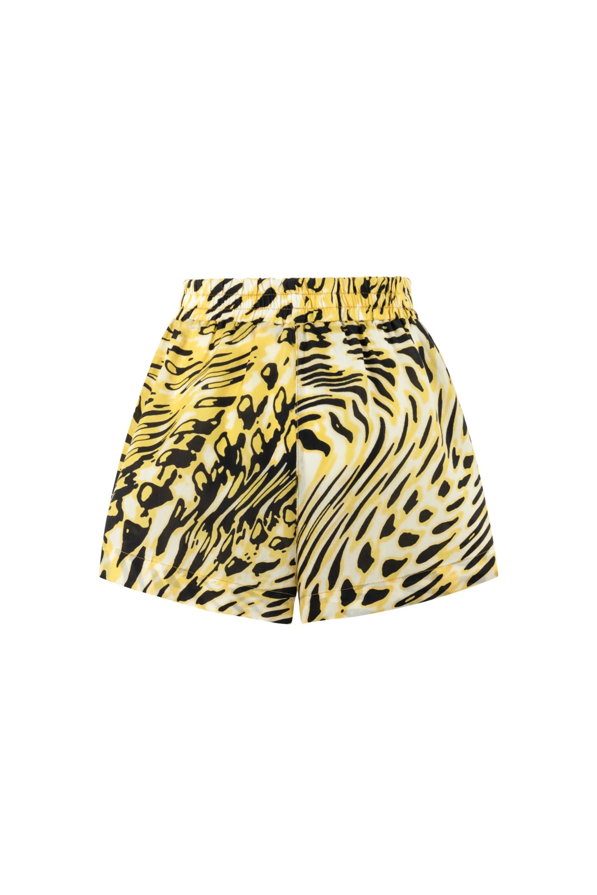 Multi-Colored High Waist Printed Shorts