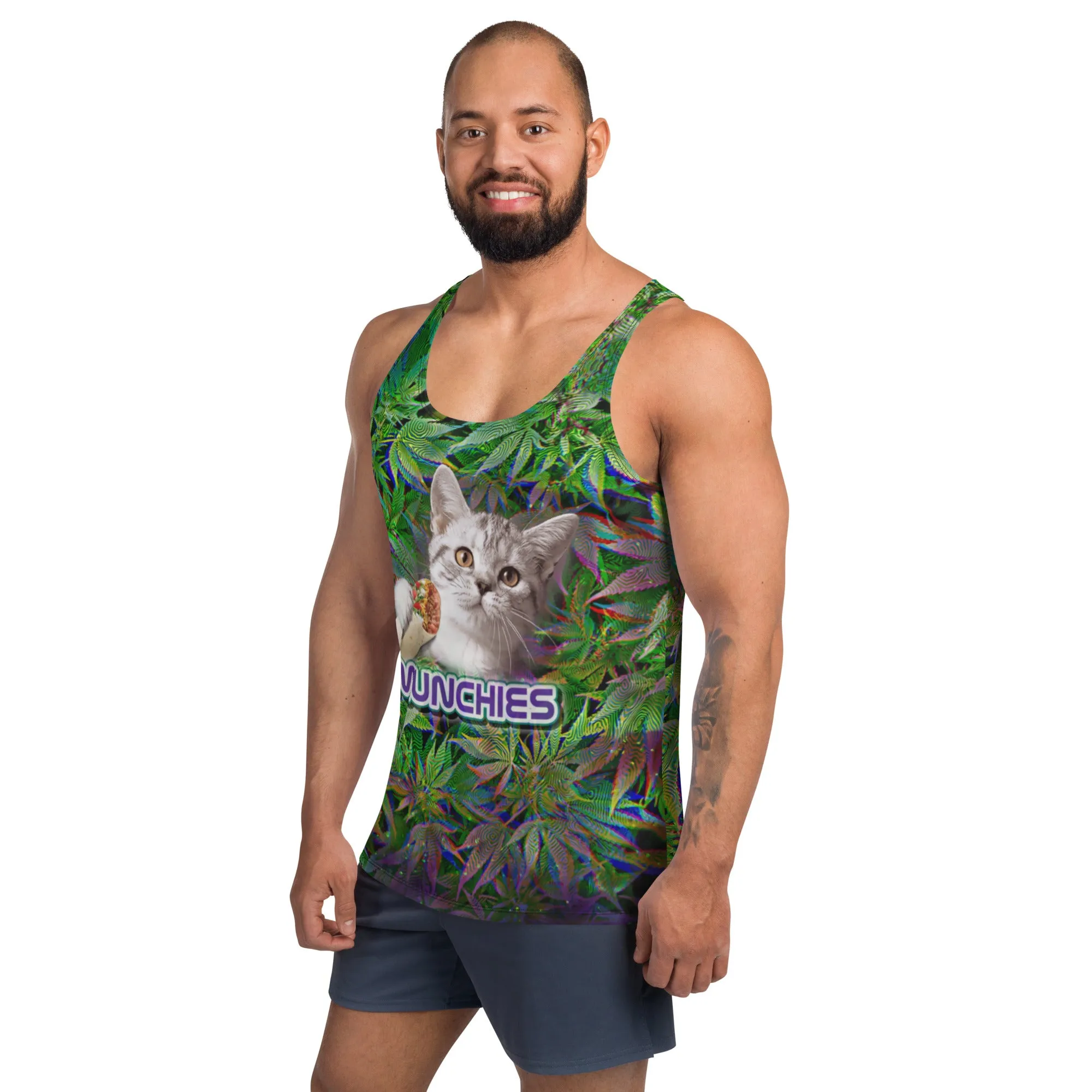 Munchies Cat Unisex Tank Top