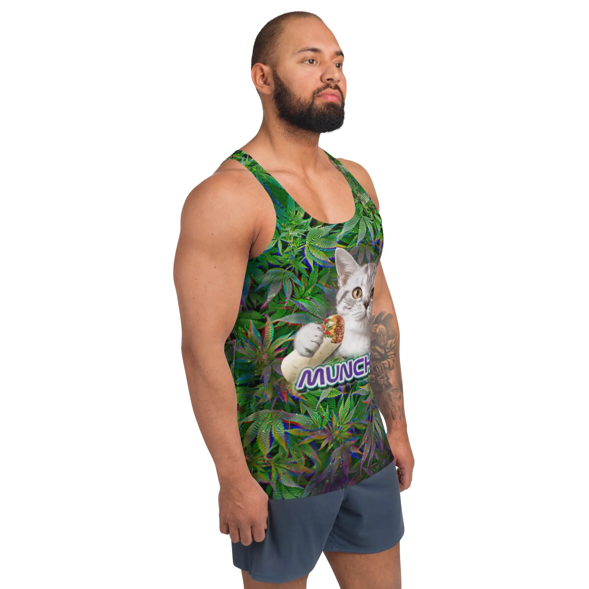 Munchies Cat Unisex Tank Top