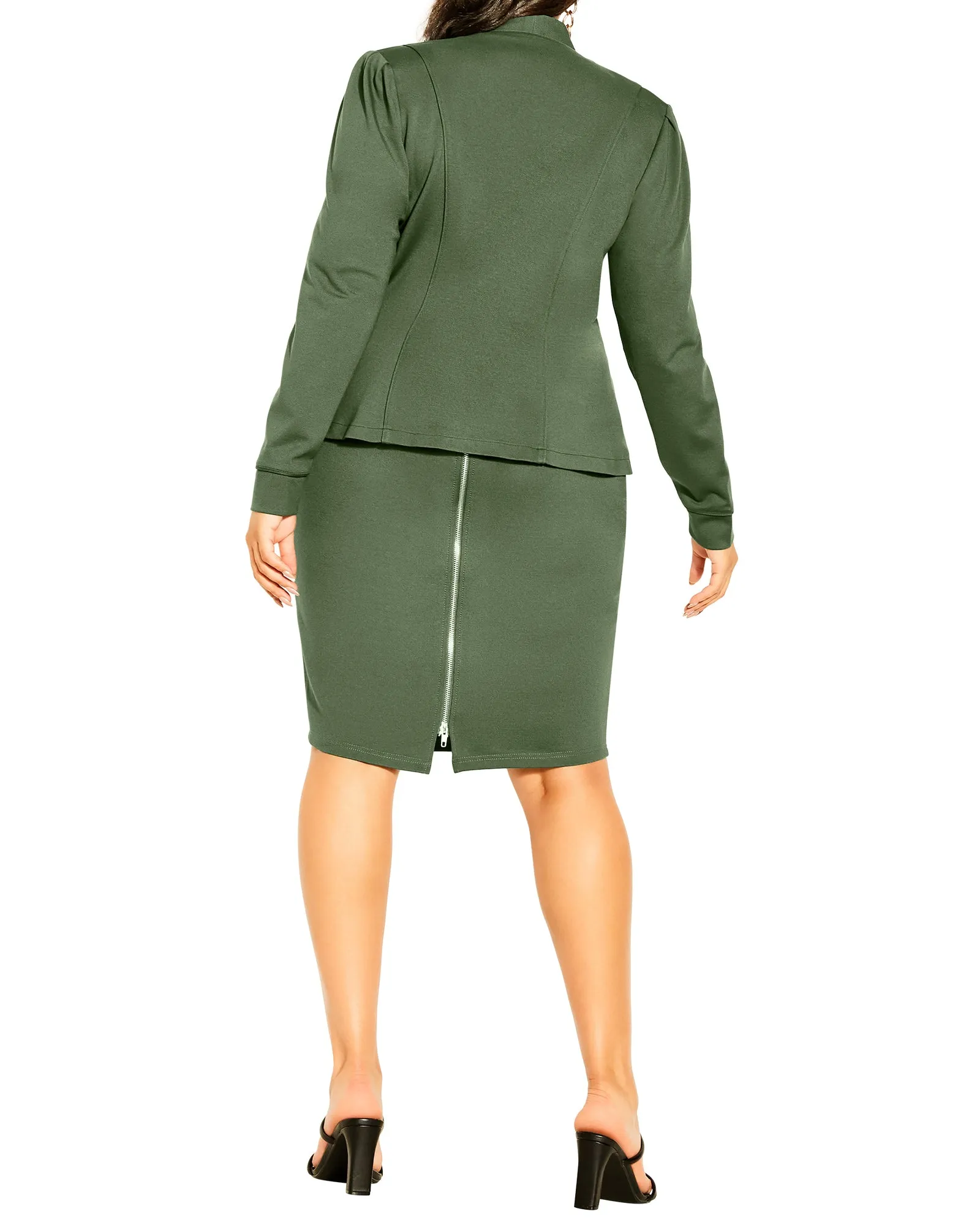Piping Praise Jacket | Forest Green