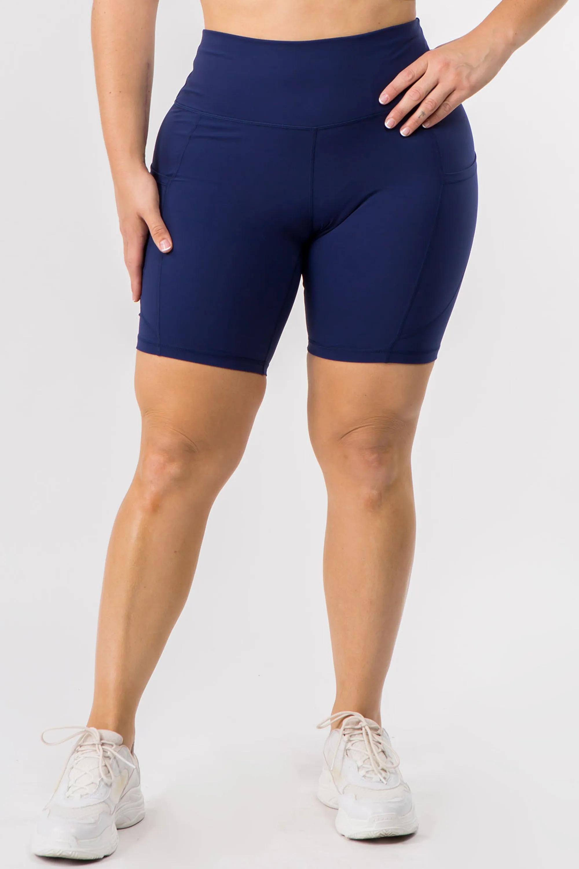 Plus Size Soft Biker Shorts