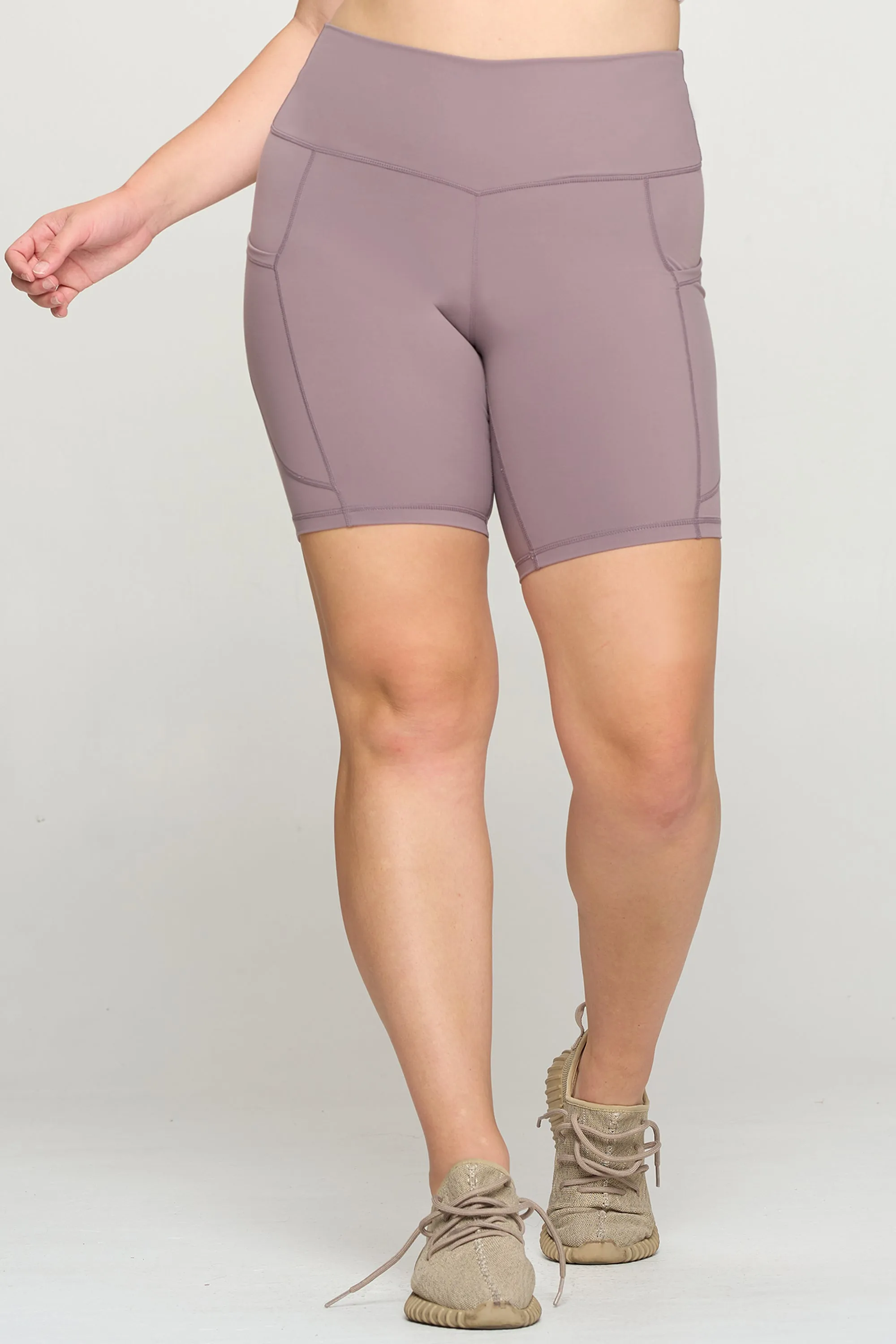 Plus Size Soft Biker Shorts