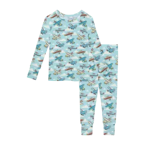 Posh Planes Long Sleeve Basic Pajama
