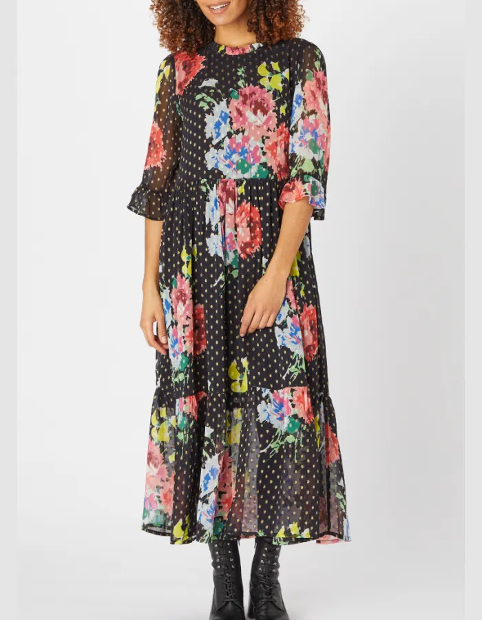 Sahara Floral Bouquet Maxi Dress