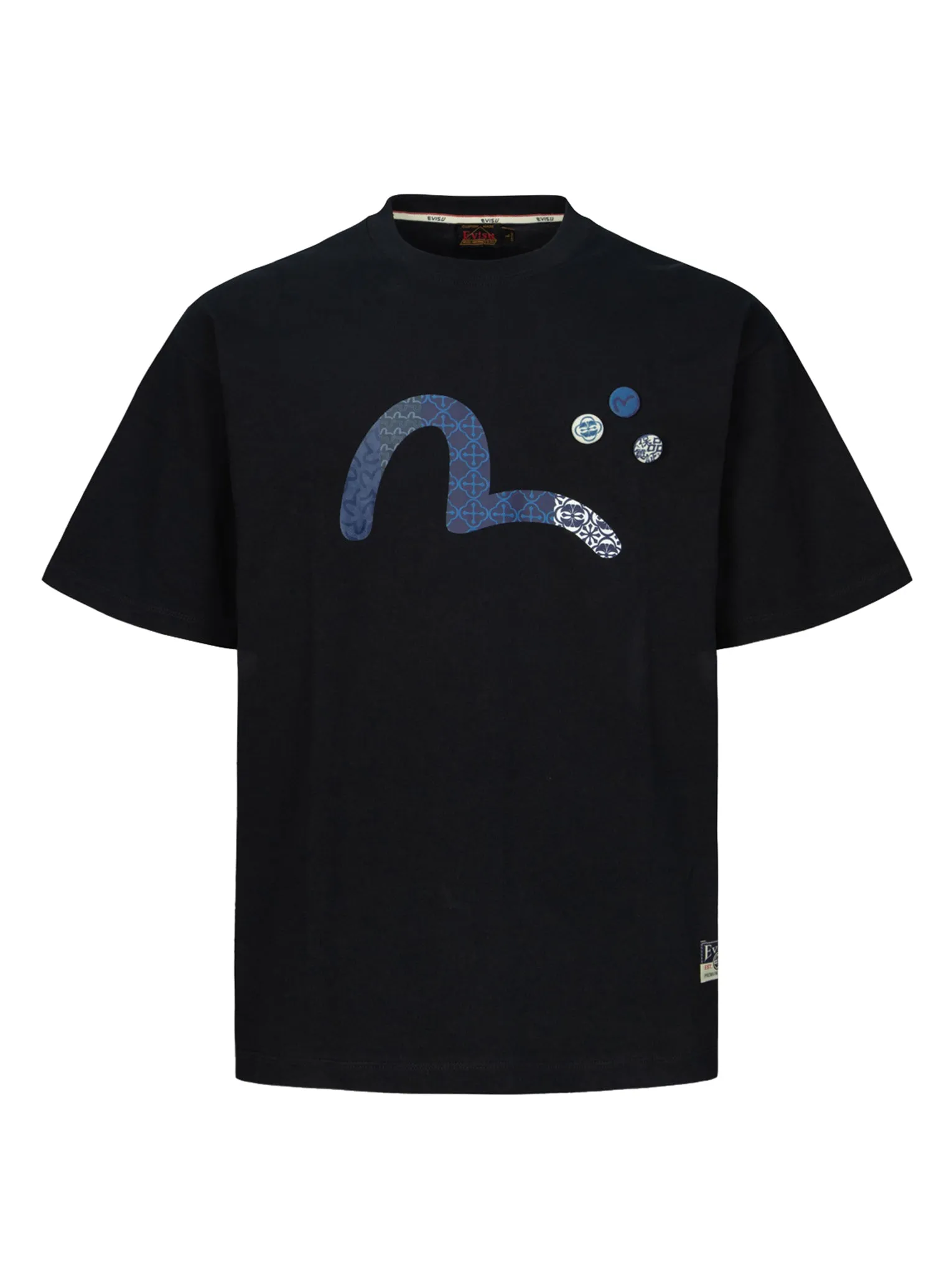 Seagull Print with Pins Relax Fit T-shirt
