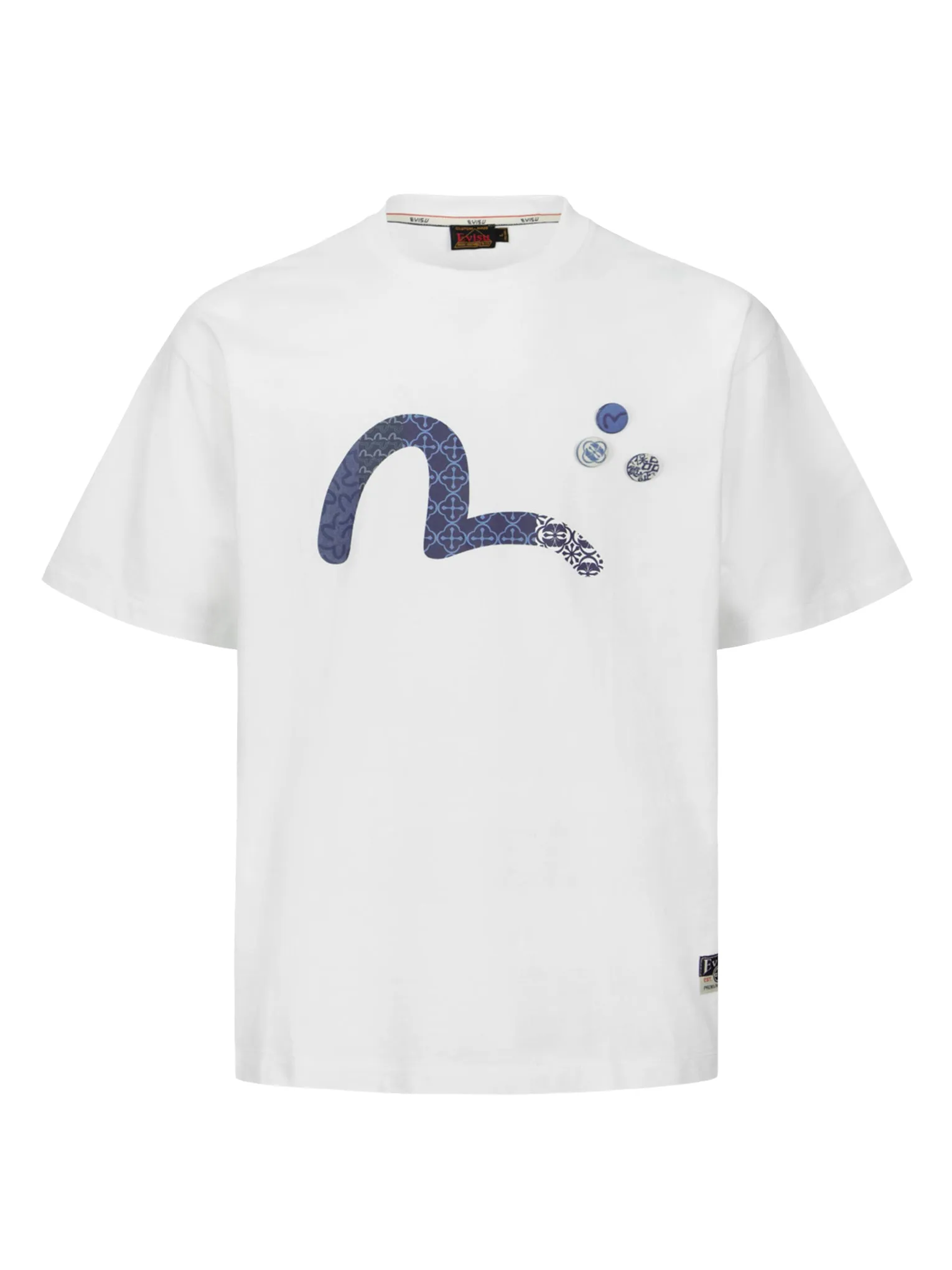 Seagull Print with Pins Relax Fit T-shirt