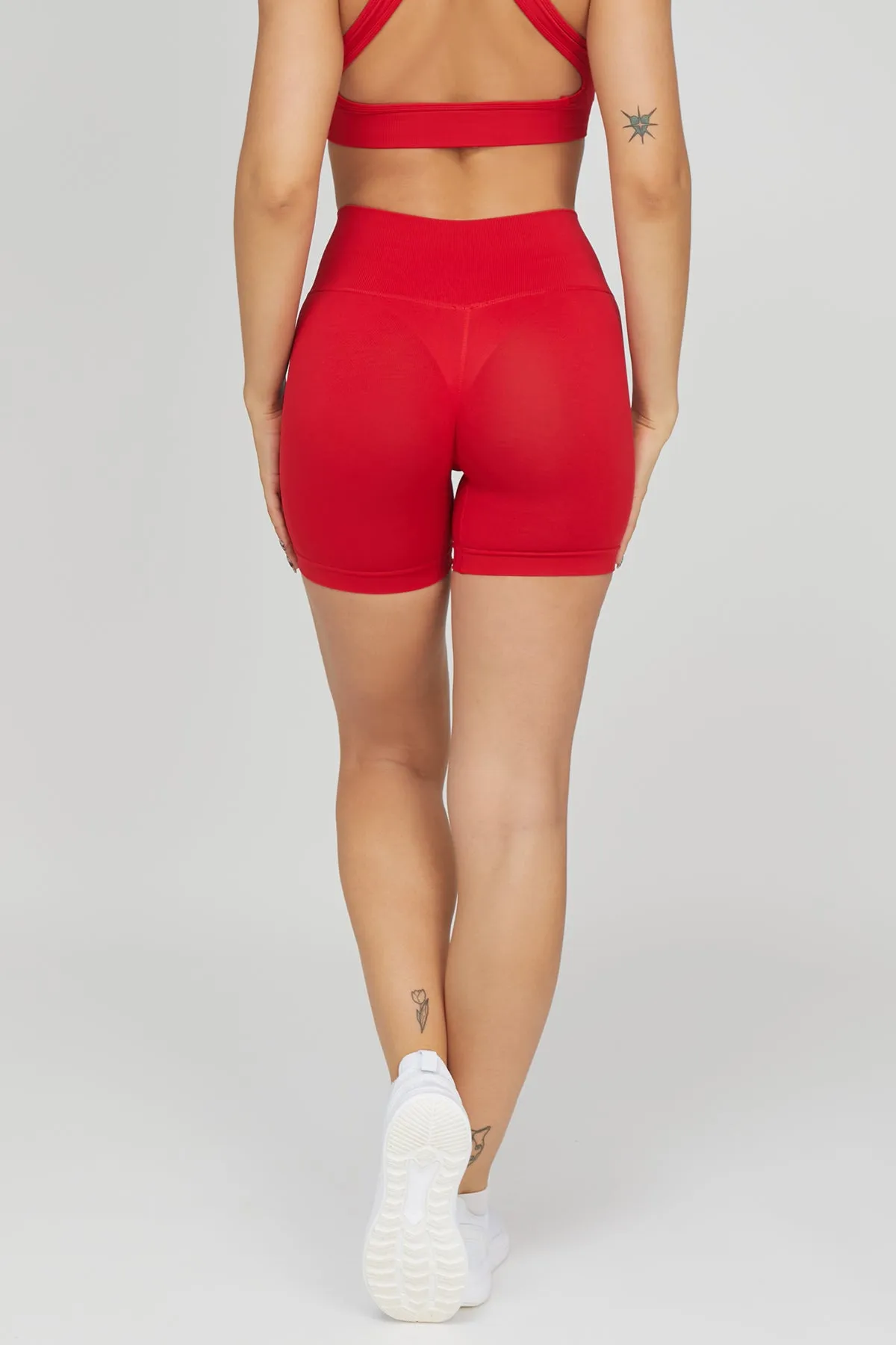 Shorts Shape-Up 2.0 Rosso Lampone Pancia Piatta