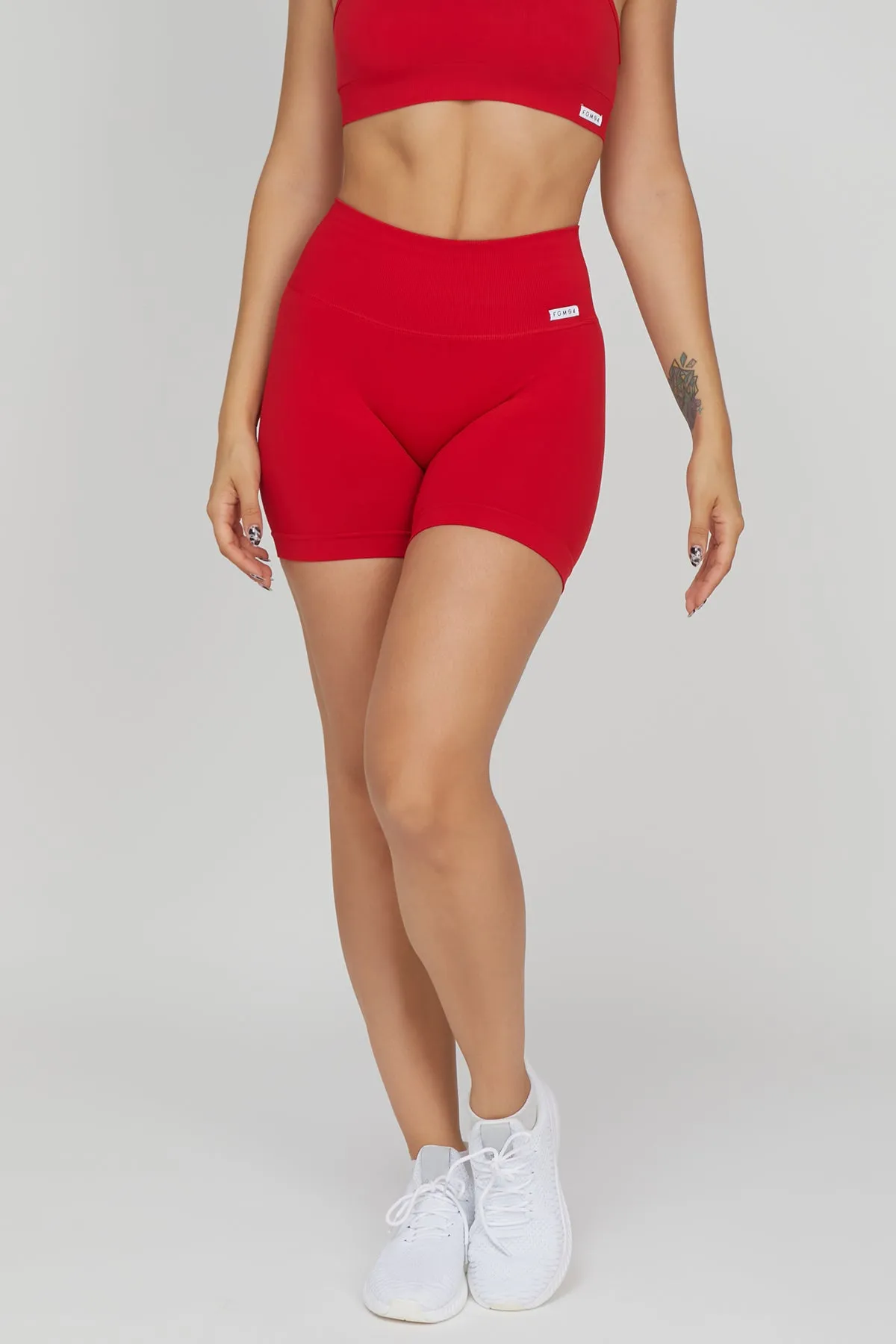 Shorts Shape-Up 2.0 Rosso Lampone Pancia Piatta