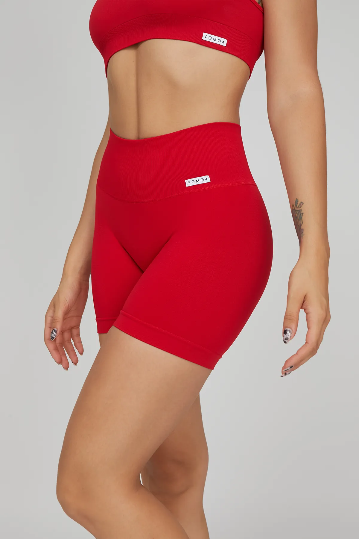 Shorts Shape-Up 2.0 Rosso Lampone Pancia Piatta