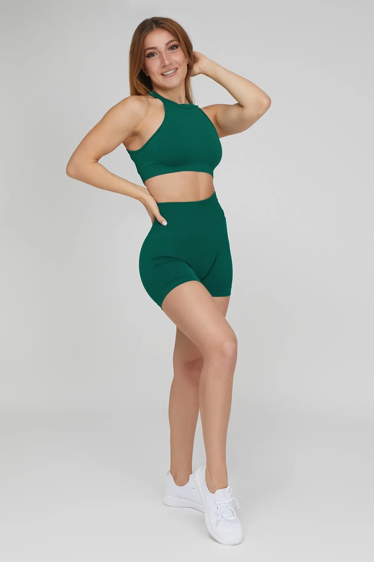 Shorts Shape-Up 2.0 Verde Giada Pancia Piatta