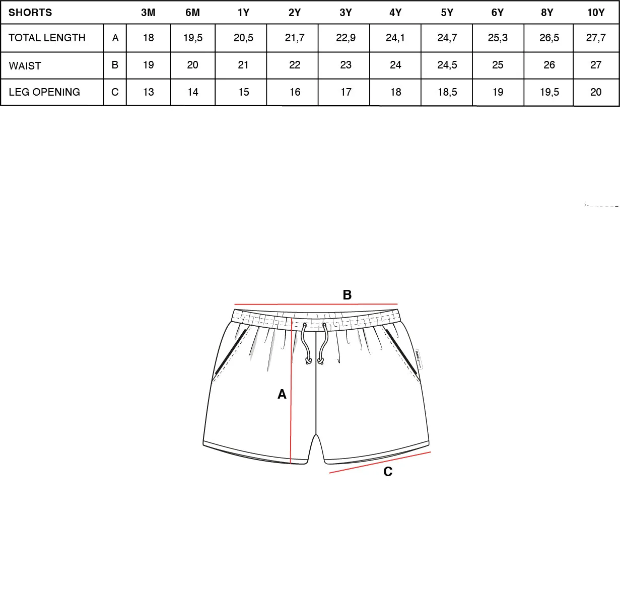 Shorts Soft Seahorse