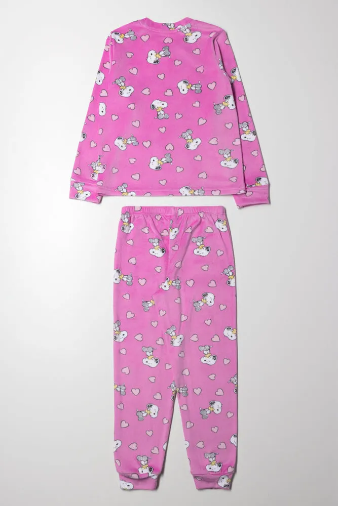 Snoopy Pyjamas Lilac