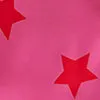 Star Print Satin Pajama Set With Mask